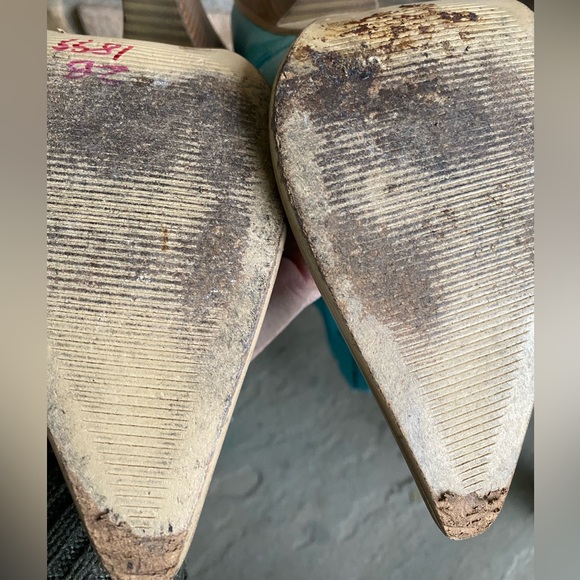 BCBGirls Turquoise Cowboy Boots Size 9 1/2B - Picture 8 of 10